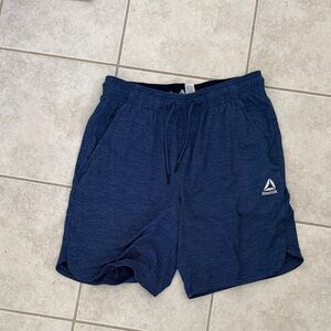 Reebok Men's Navy Athletic Shorts